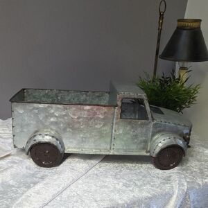Vintage Inspired Metal Truck Planter